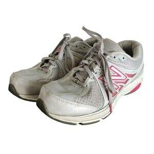 New Balance Women’s Grey Pink Motion Control Tennis Sneakers Shoes Size 8